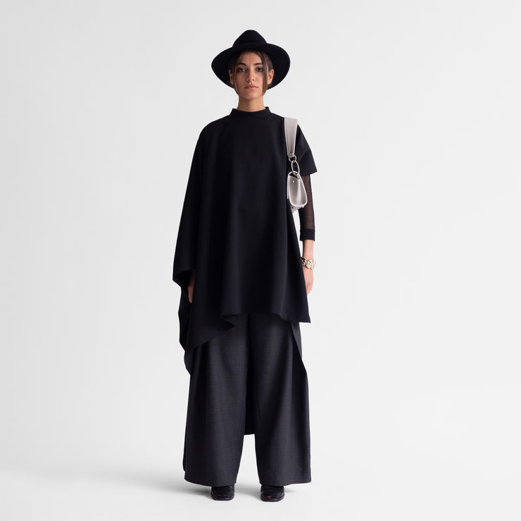 Asymmetrical Cape Dress