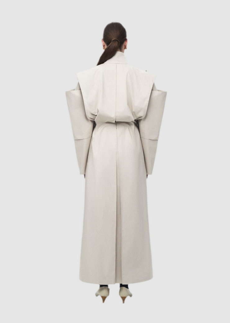 Ecru Trench Coat