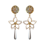 Flower Drop Earrings