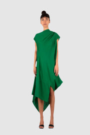 Green Feather Dress