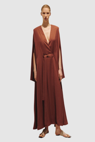 Copper Loose Fitting Dress