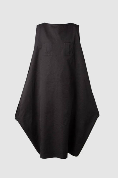 Black Diamond Linen Dress