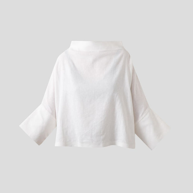 White Square Blouse