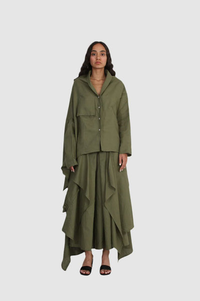 Drift Green Blouse