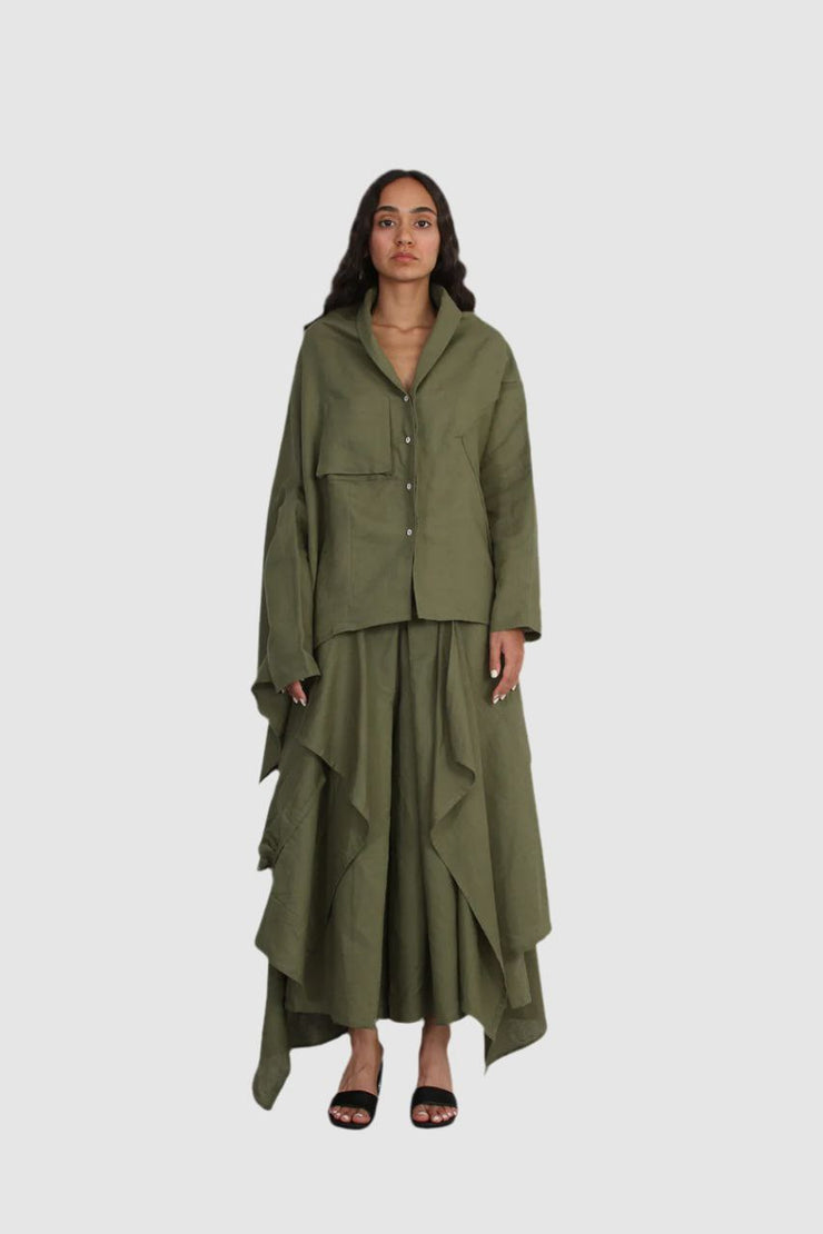 Drift Green Blouse