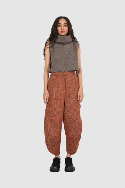 Camel wool pants