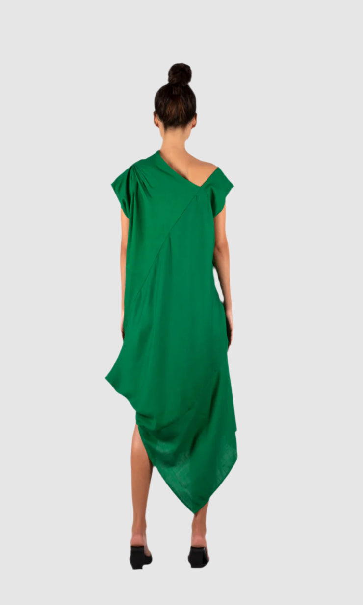 Green Feather Dress
