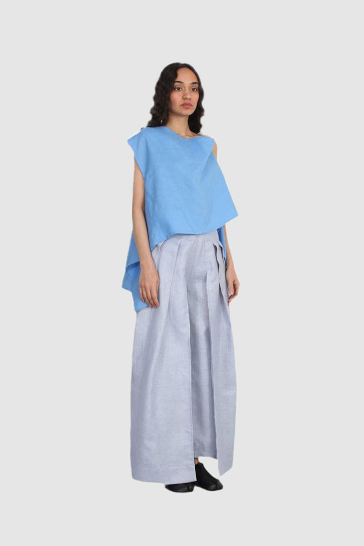 Light Blue linen trouser