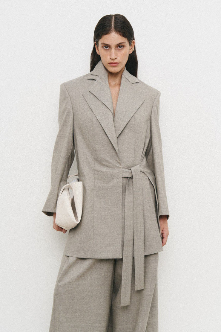 Beige Wool Jacket