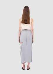 Grey Asymmetrical Skirt