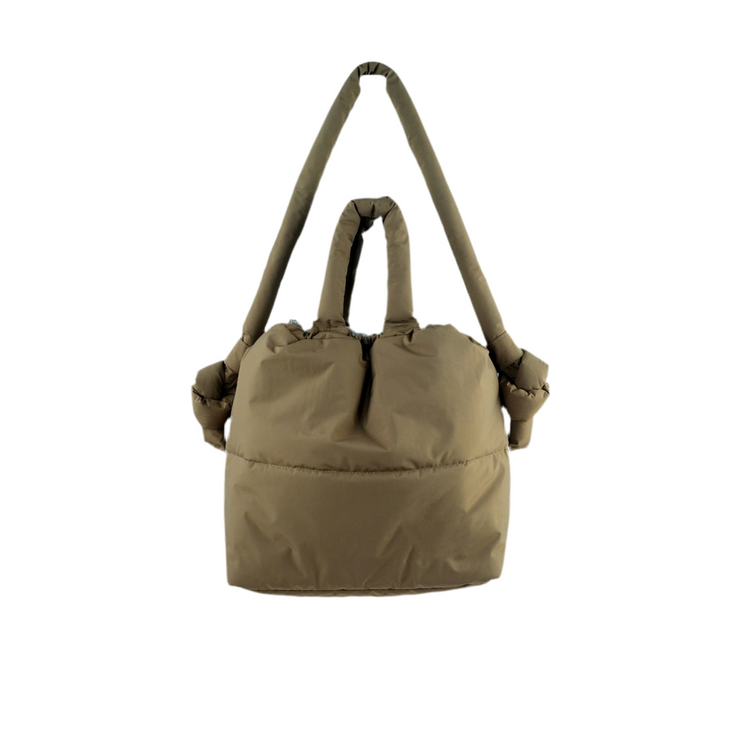 Gumby Puffer Milky/Olive Bag