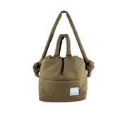 Gumby Puffer Milky/Olive Bag