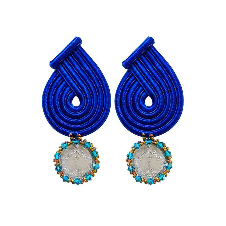 Drop Blue Earrings