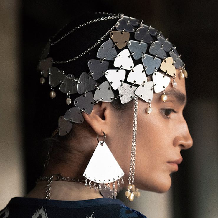 Anahid headpiece Silver