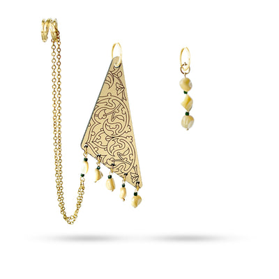 Delara Gold Earring