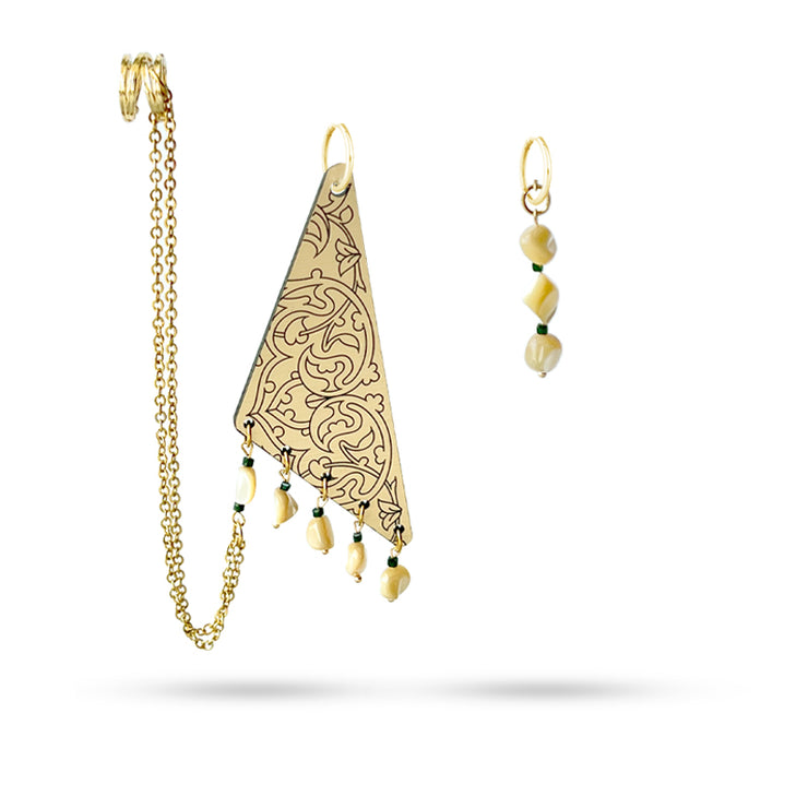Delara Gold Earring