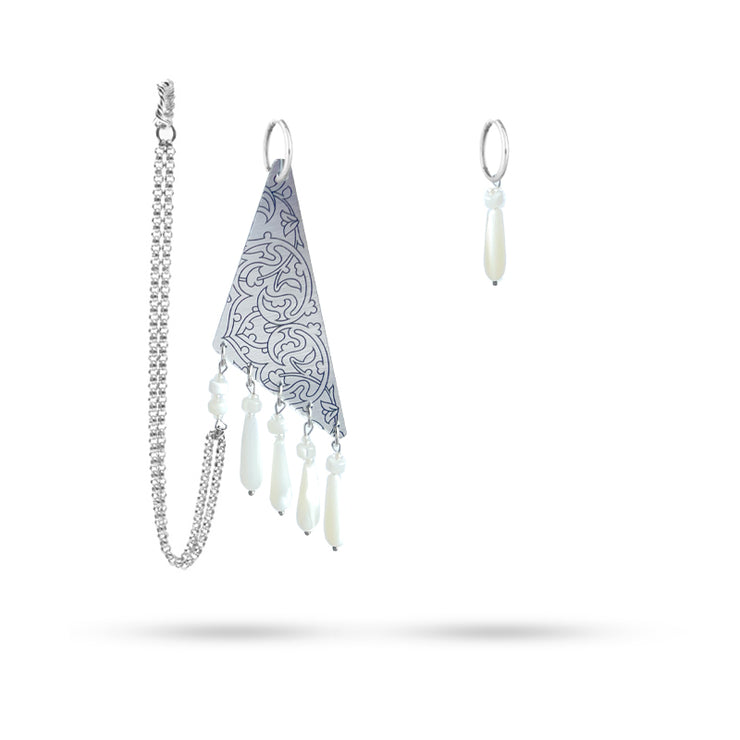 Delara Silver Earring