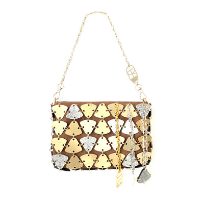 Vosha Gold Clutch