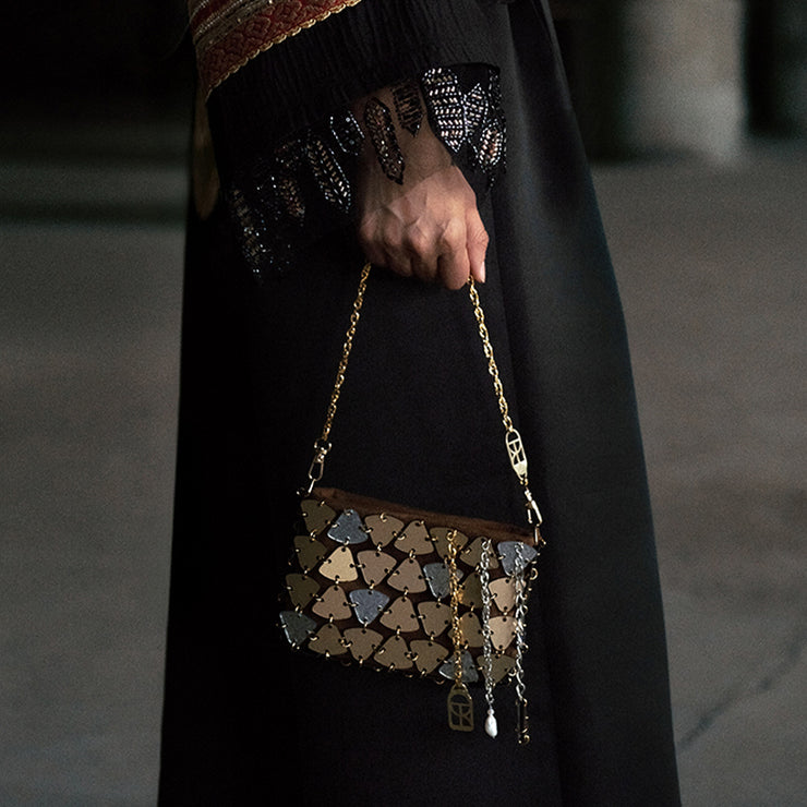Vosha Gold Clutch