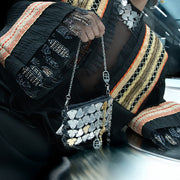 Vosha Silver Clutch