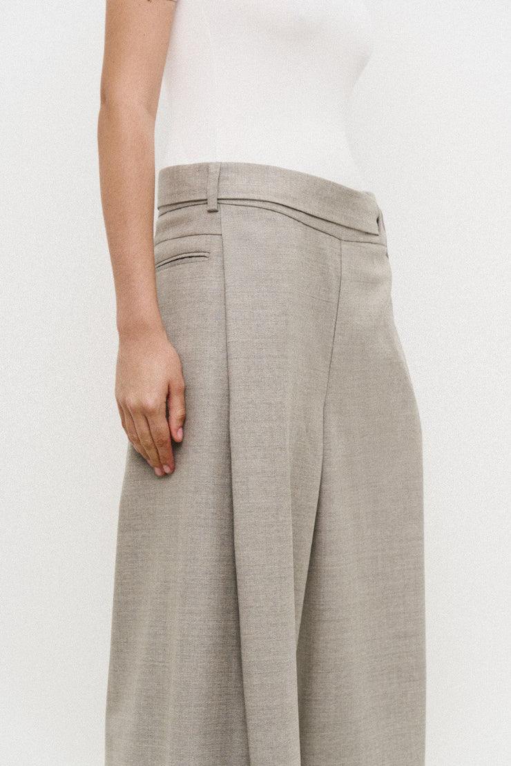 Beige Palazzo Pants