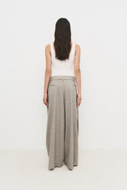 Beige Palazzo Pants