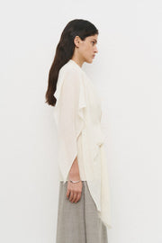 Ivory Blouse Vest