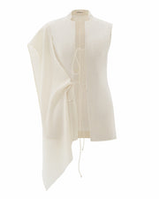Ivory Blouse Vest