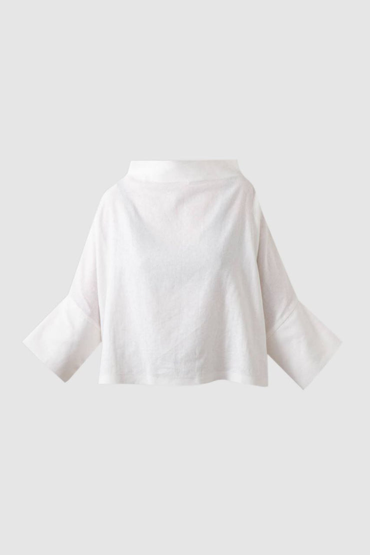 White Square Blouse