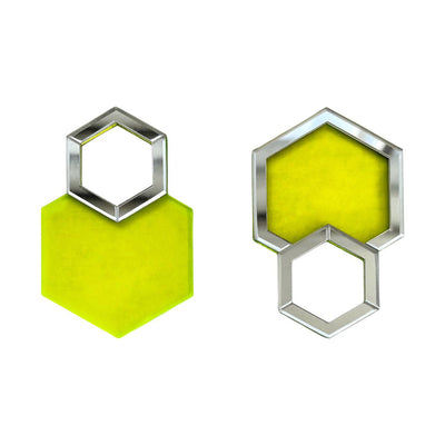 Hexa 2 Reverse Earrings