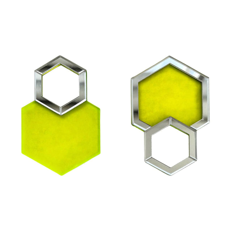 Hexa 2 Reverse Earrings