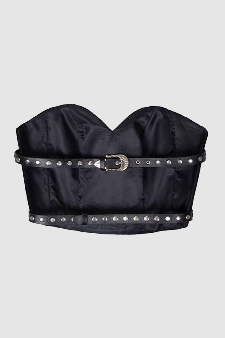 Black Velvet Vintage Corset