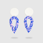 White Blackberry Earring