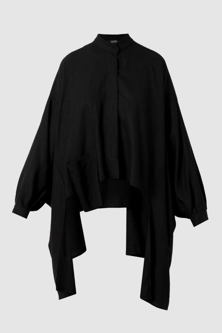 Black Kimono Sleeve Blouse