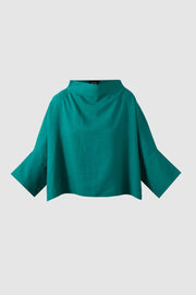 Green Square Blouse