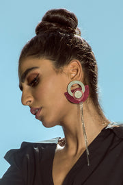 Red Shou Earrings - Shop New fashion designer clothing, shoes, bags & Accessories online - KÖWLI SHOP