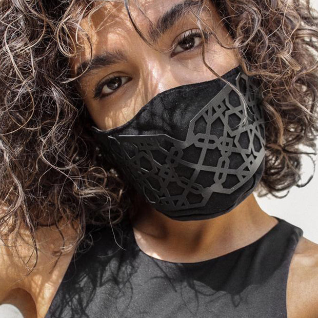 Lili Vegan Leather Face Mask - Shop New fashion designer clothing, shoes, bags & Accessories online - KÖWLI SHOP