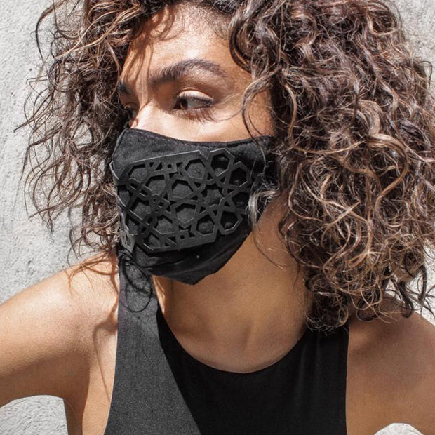 Lili Vegan Leather Face Mask - Shop New fashion designer clothing, shoes, bags & Accessories online - KÖWLI SHOP