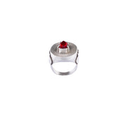 Pomegranate Silver Ring