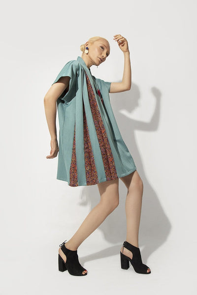Xat-O-Rabt Blue Dress - Shop New fashion designer clothing, shoes, bags & Accessories online - KÖWLI SHOP