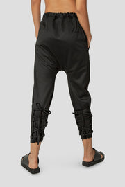 Geometric Black Trousers - Shop New fashion designer clothing, shoes, bags & Accessories online - KÖWLI SHOP