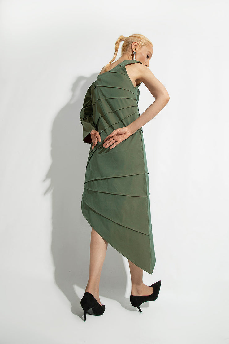 Green Madness Dress - Shop New fashion designer clothing, shoes, bags & Accessories online - KÖWLI SHOP