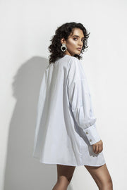 White Edge Blouse - Shop New fashion designer clothing, shoes, bags & Accessories online - KÖWLI SHOP