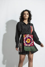 Taj Blouse with belted bag - Shop New fashion designer clothing, shoes, bags & Accessories online - KÖWLI SHOP