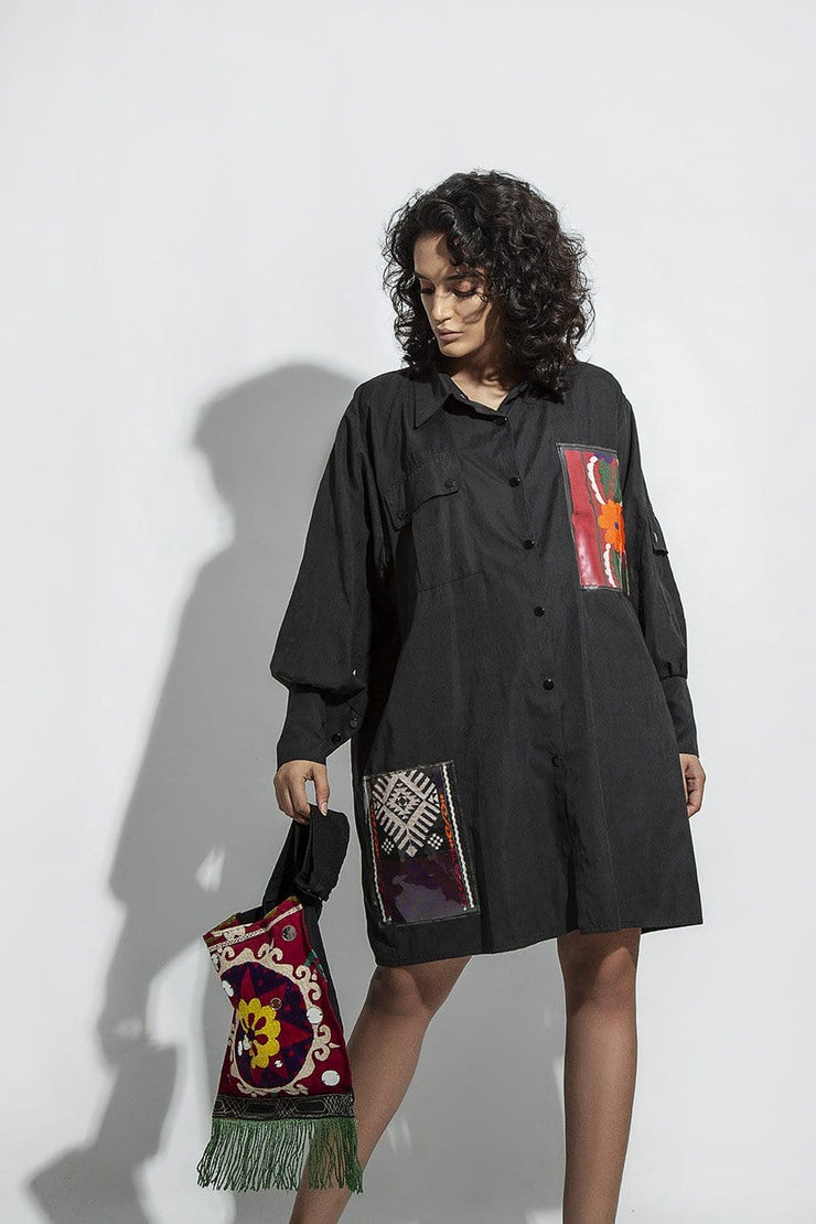 Taj Blouse with belted bag - Shop New fashion designer clothing, shoes, bags & Accessories online - KÖWLI SHOP