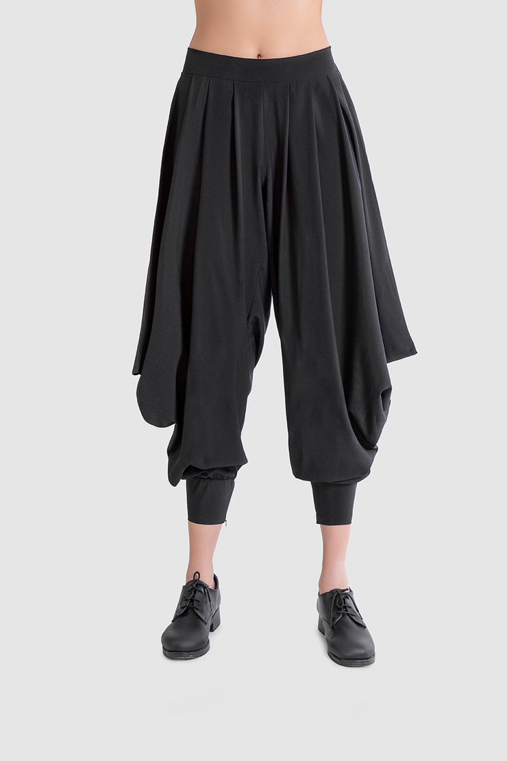 Black Section Trousers - Shop New fashion designer clothing, shoes, bags & Accessories online - KÖWLI SHOP