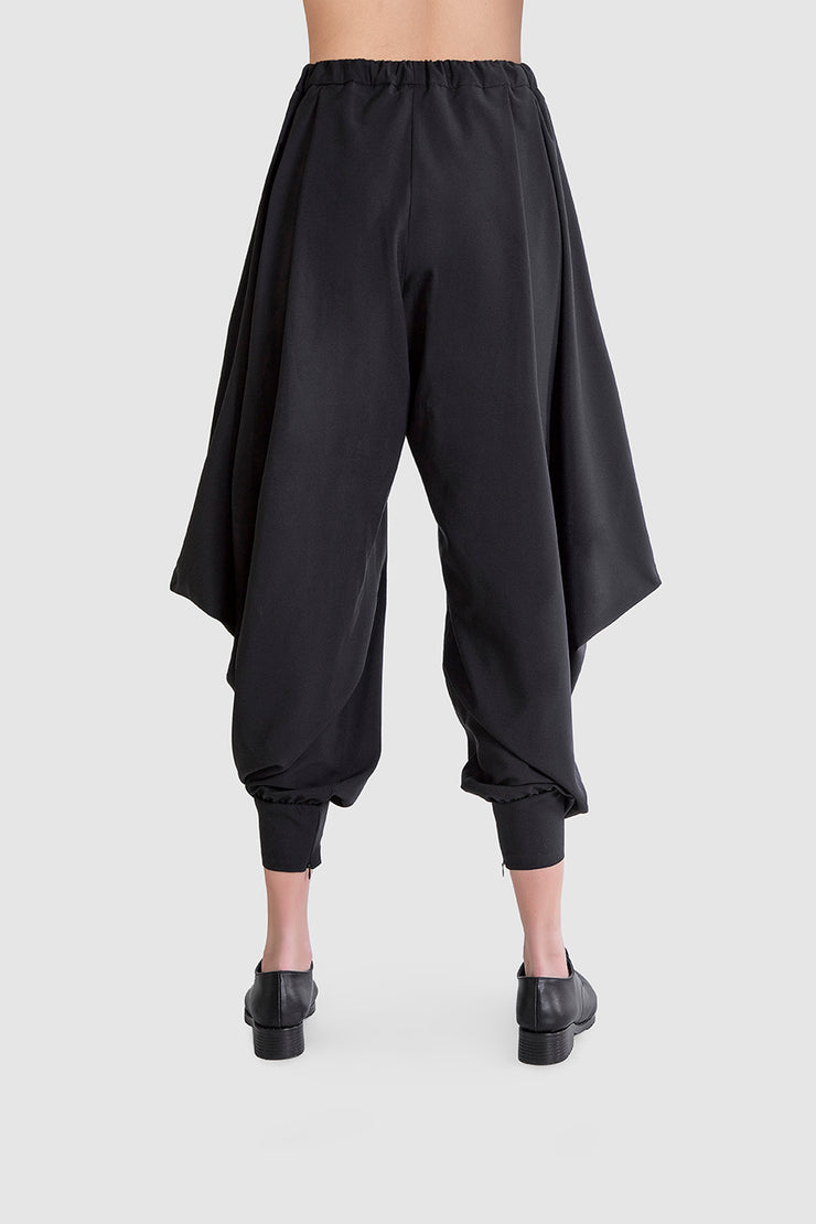 Black Section Trousers - Shop New fashion designer clothing, shoes, bags & Accessories online - KÖWLI SHOP
