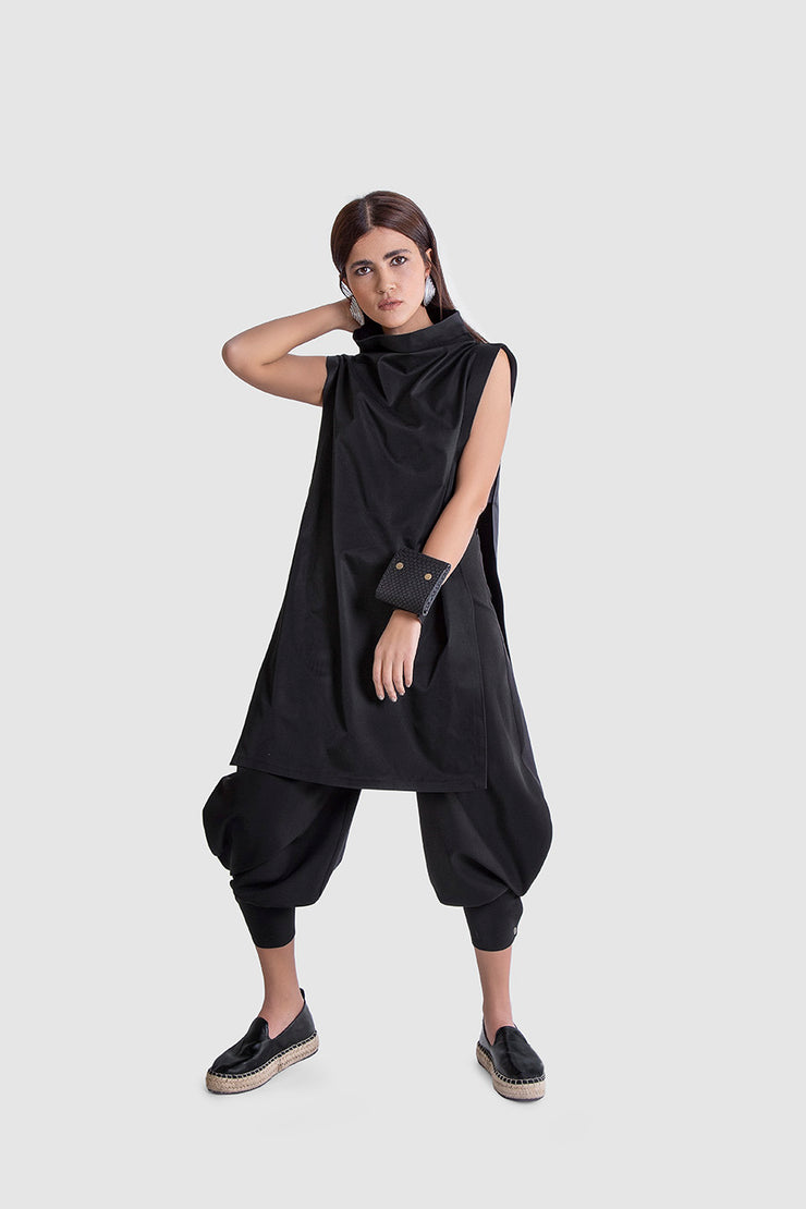 Black Deconstruction Top - Shop New fashion designer clothing, shoes, bags & Accessories online - KÖWLI SHOP