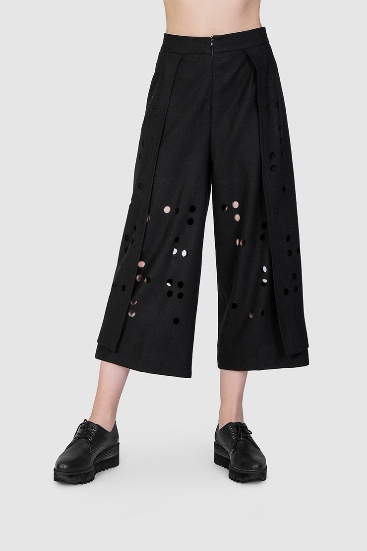 Déjà Vu Layered Trousers - Shop New fashion designer clothing, shoes, bags & Accessories online - KÖWLI SHOP