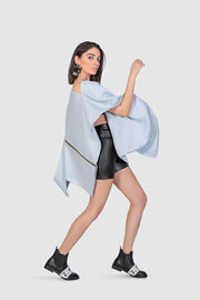 Satin Asymmetrical Loose Top - Shop New fashion designer clothing, shoes, bags & Accessories online - KÖWLI SHOP